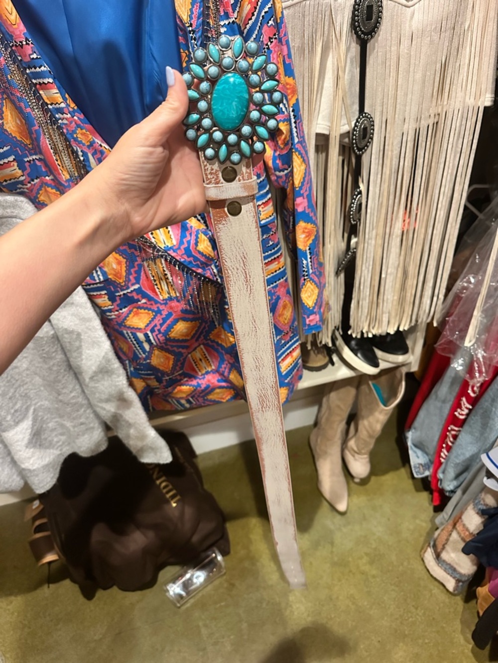 Leather Concho Belt